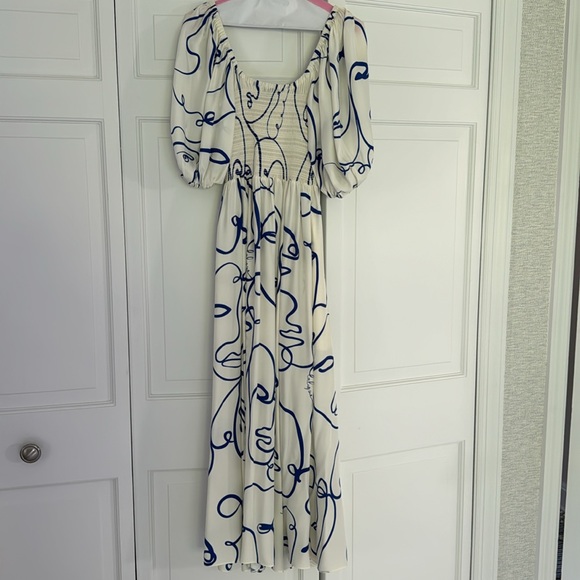 La Ligne NYC smocked Juliette midi dress - Picture 6 of 8